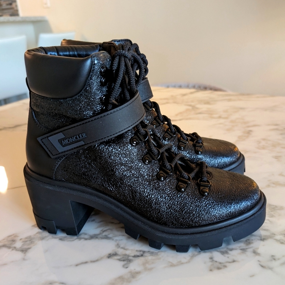 Moncler Carol Combat Hiking Boot